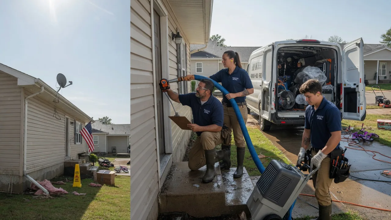 Ceiling Water Damage Restoration in Irondale, OH near me